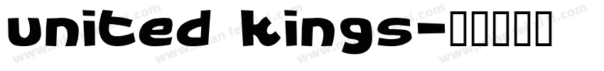 united kings字体转换